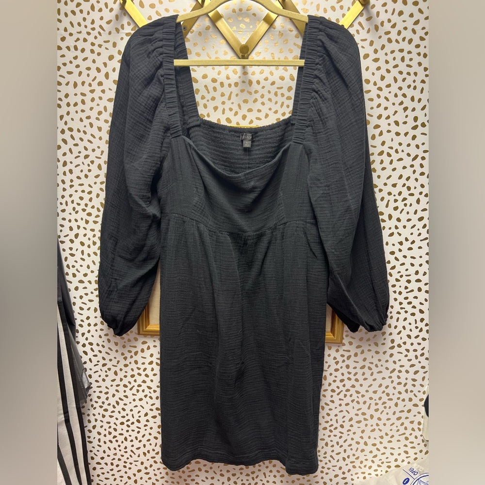 NWT Sold Out J.Crew babydoll squareneck soft gauze dress